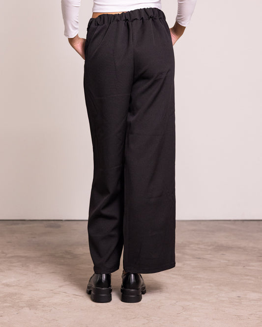 Pantalone palazzo con pinces