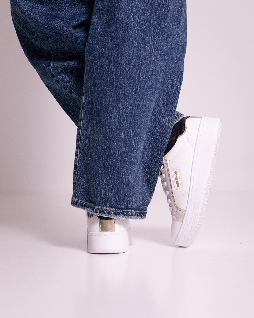 Sneakers Gas bianco/nero