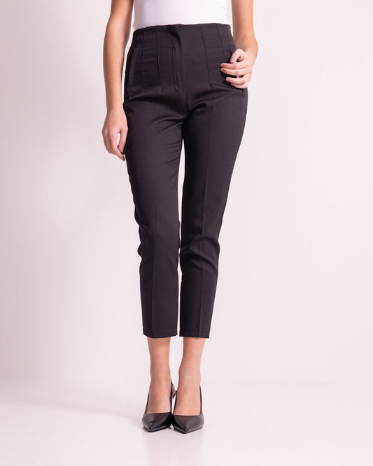 Pantalone a sigaretta cropped