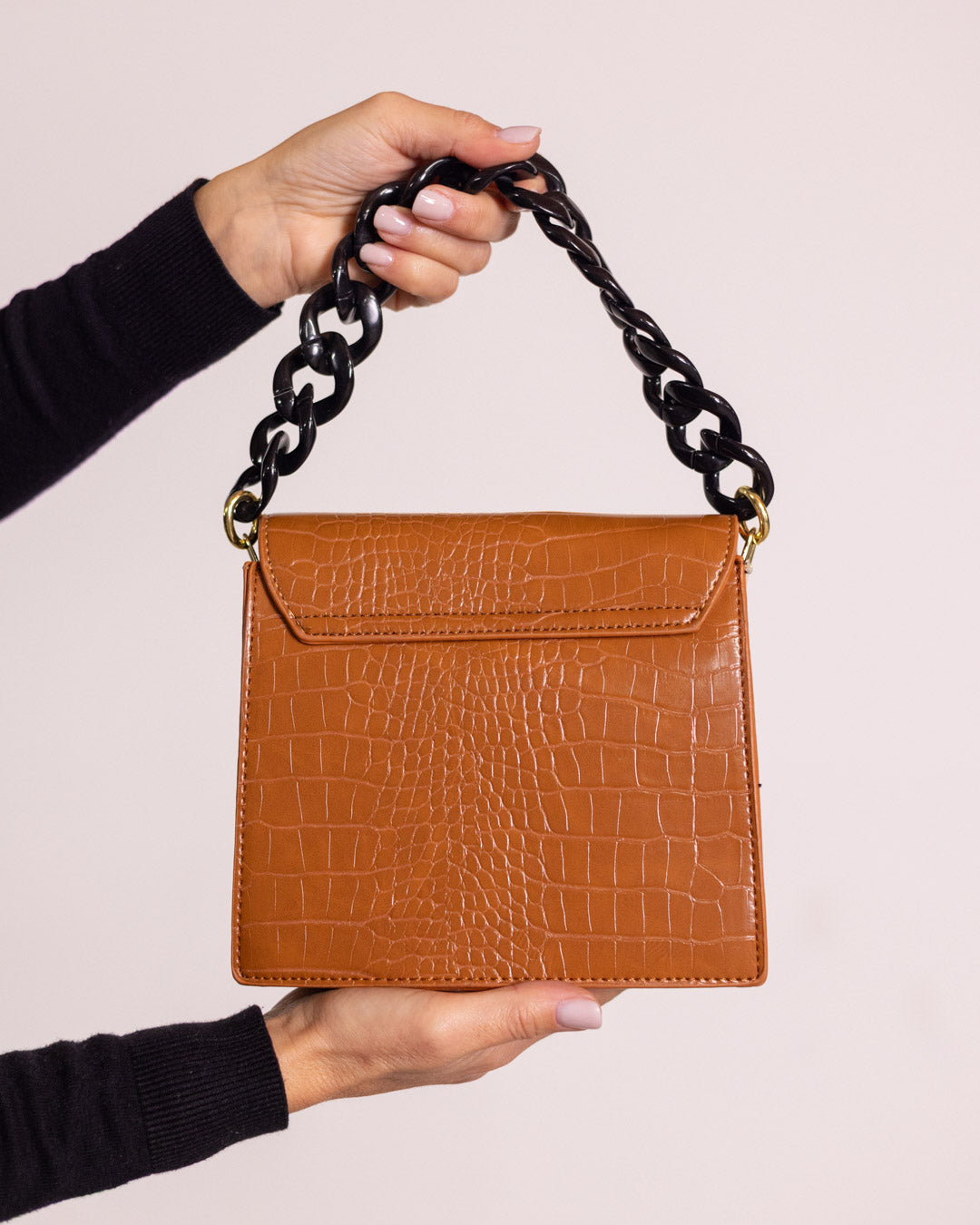 Bag compact coccodrillo