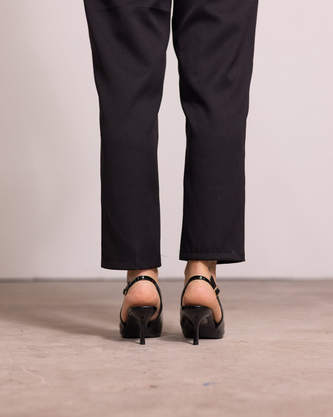 Décolleté slingback fiocco