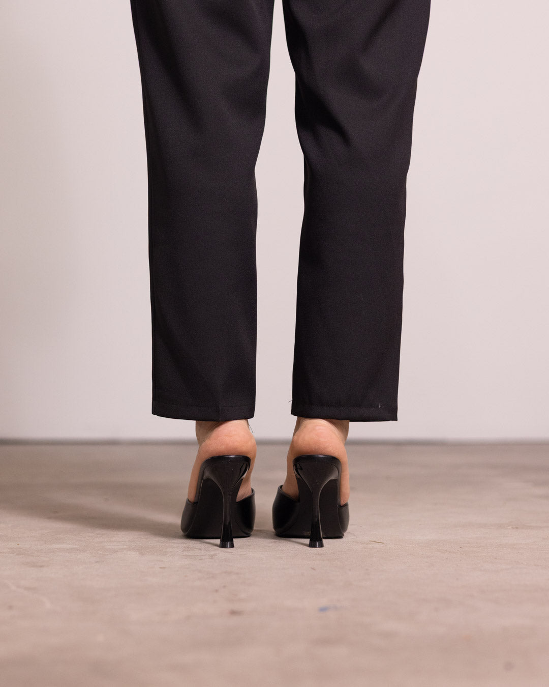 Sabot tacco lucido a stiletto
