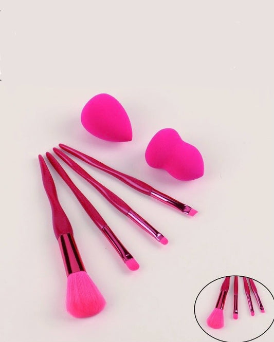 Kit pennelli trucco + spugnette