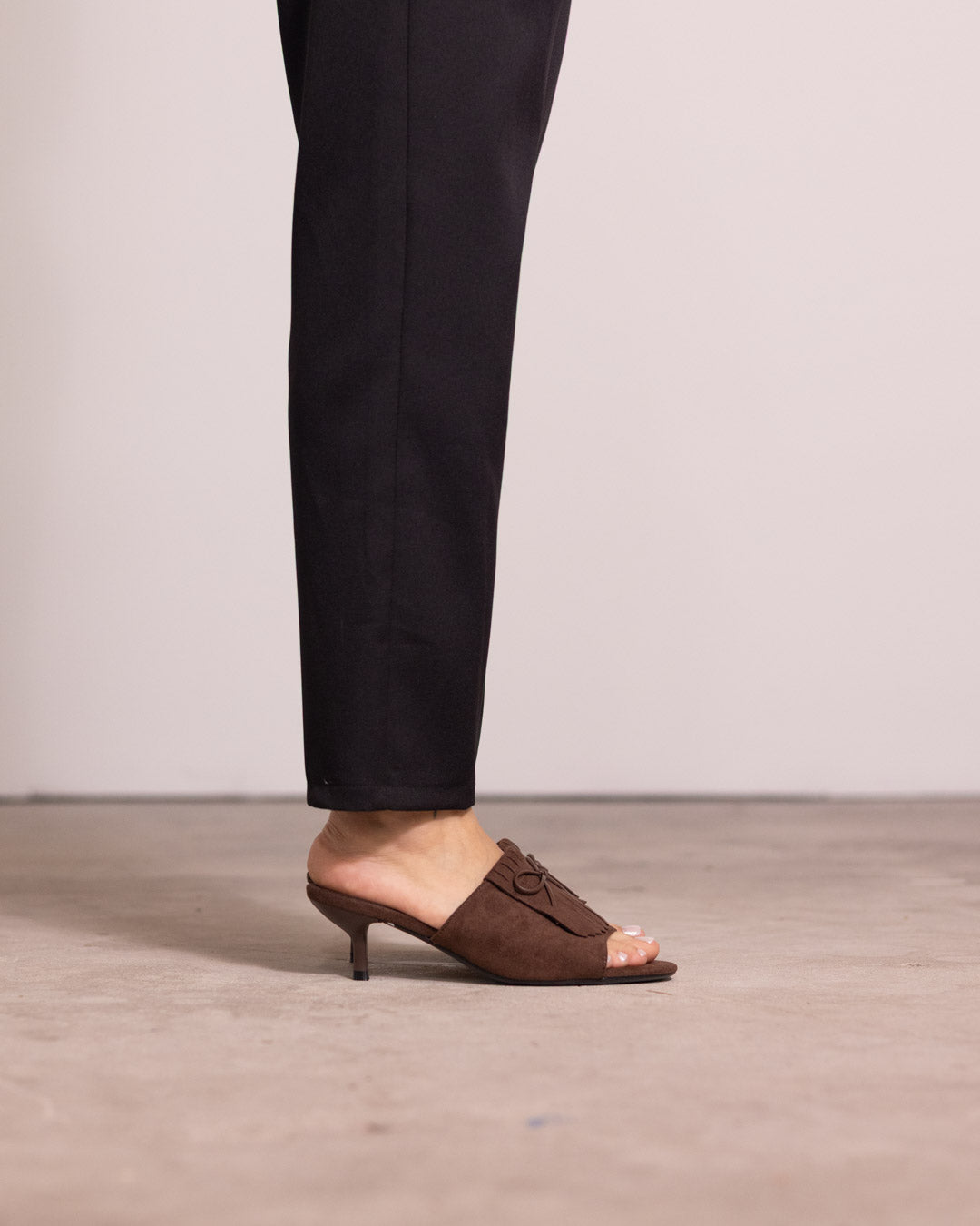 Mule tacco a rocchetto