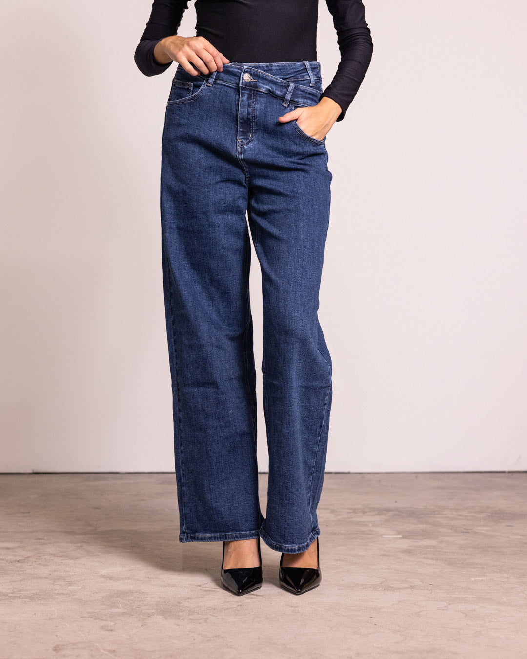 Jeans straight leg super stretch