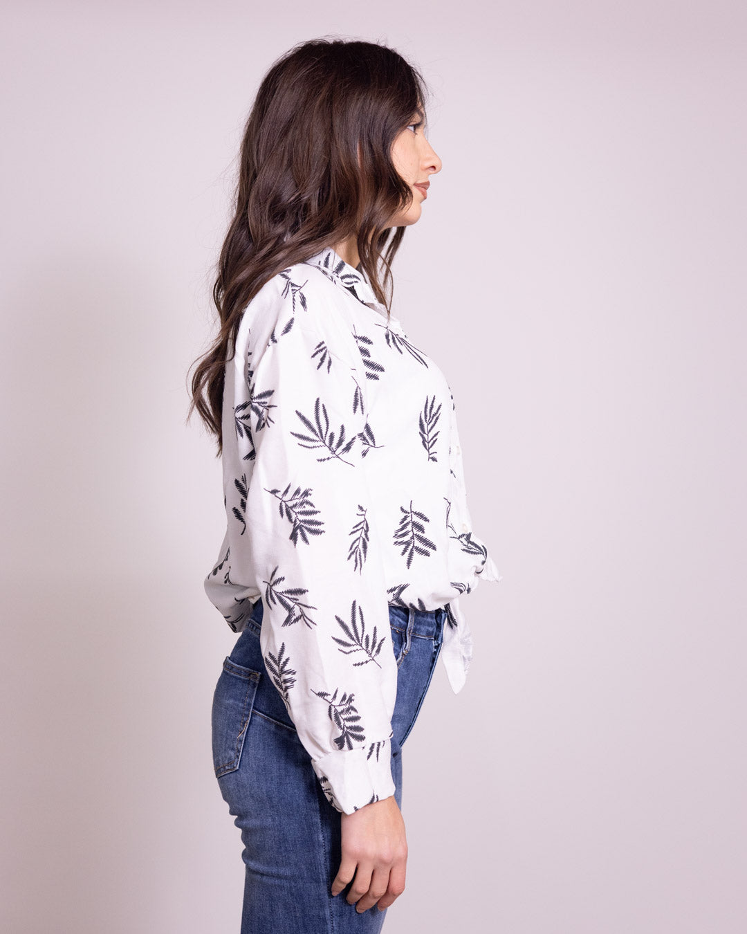 Camicia stampa palma
