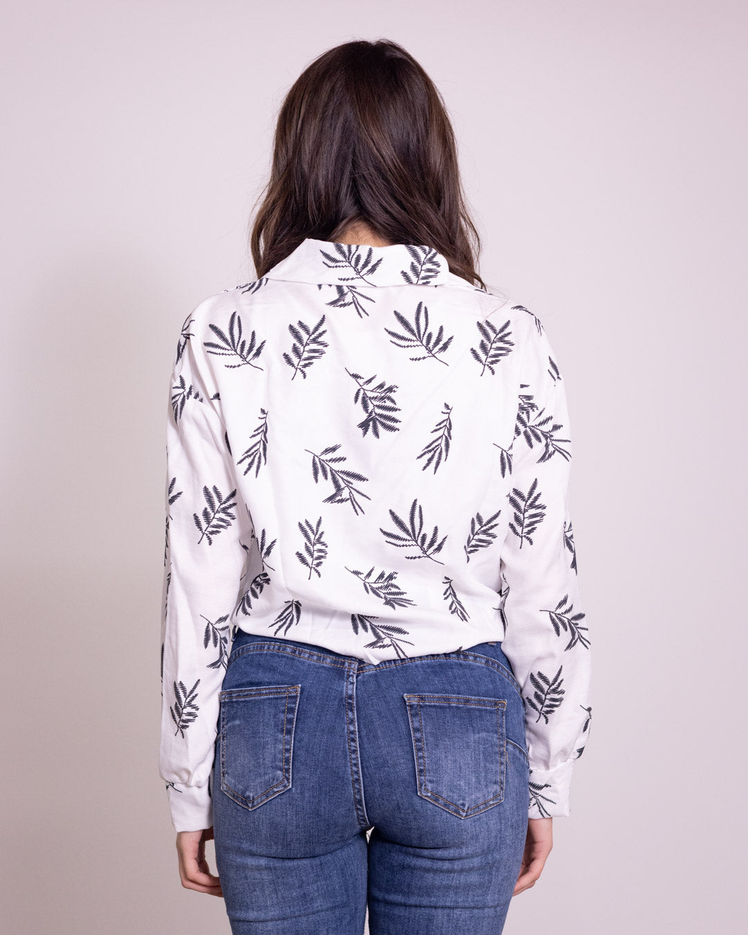 Camicia stampa palma
