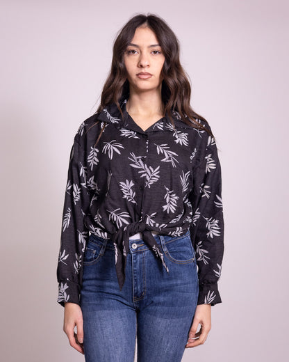 Camicia stampa palma
