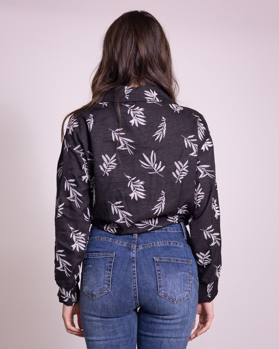 Camicia stampa palma