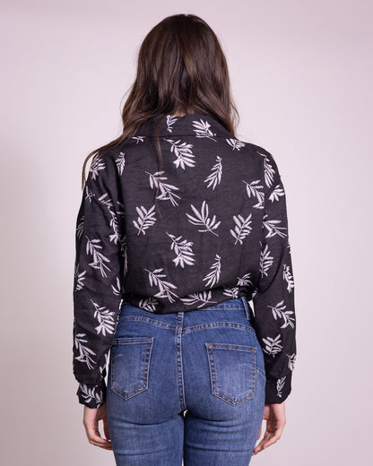 Camicia stampa palma
