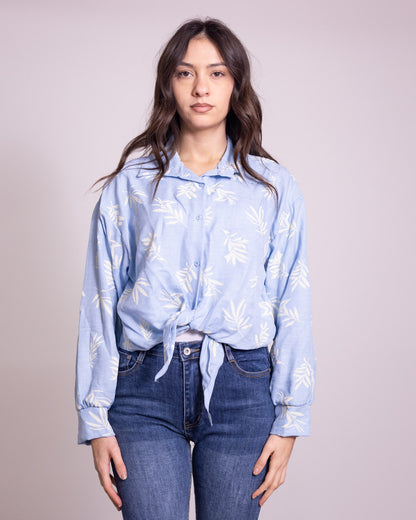 Camicia stampa palma