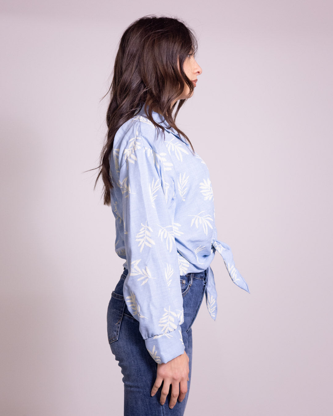 Camicia stampa palma