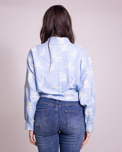 Camicia stampa palma