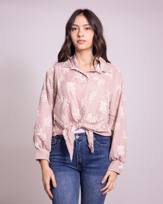 Camicia stampa palma