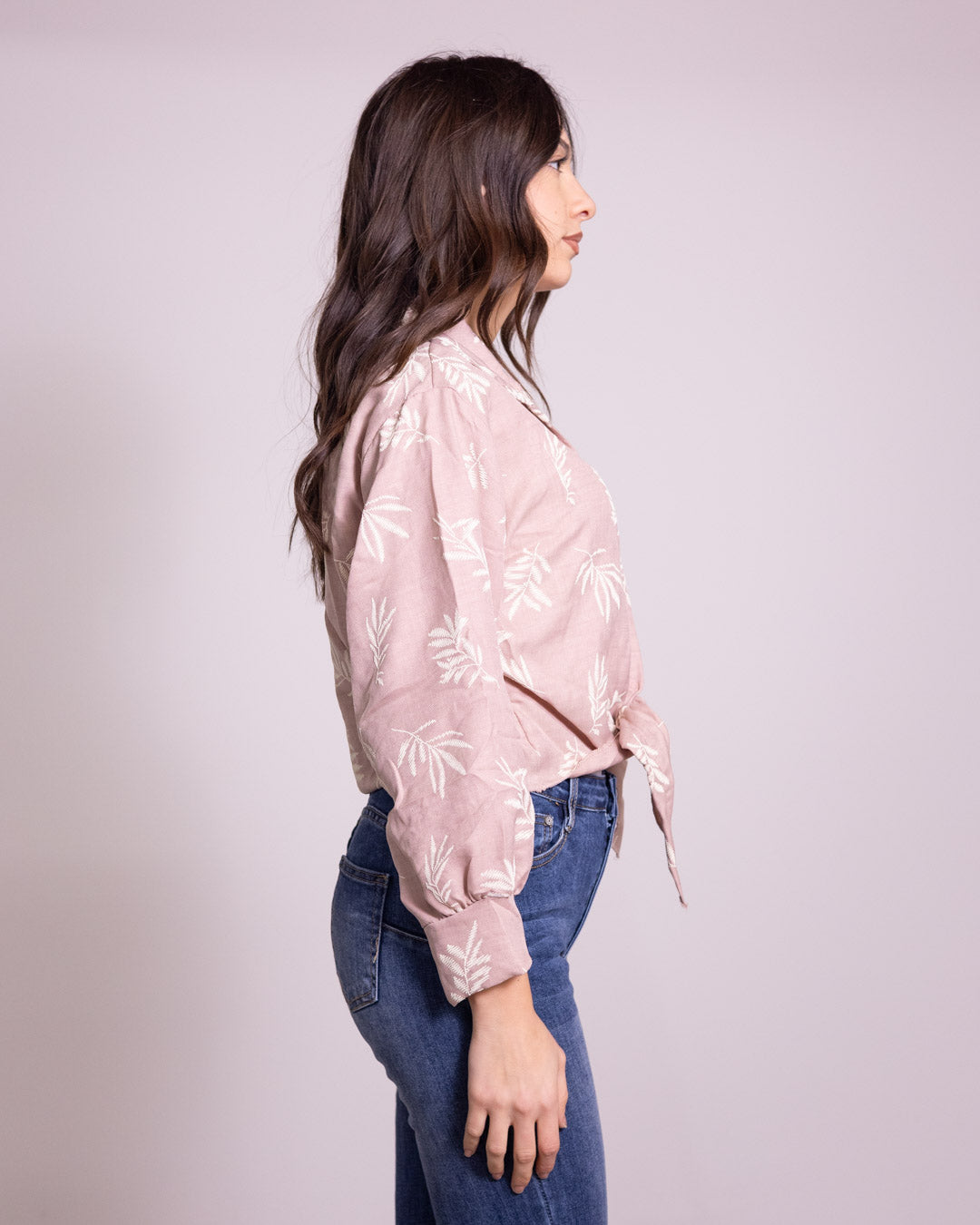 Camicia stampa palma