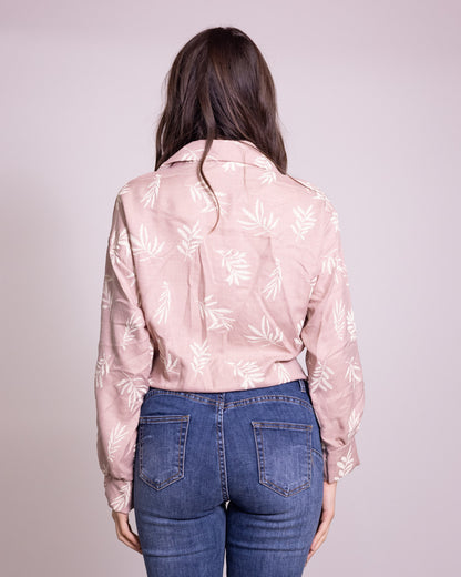 Camicia stampa palma
