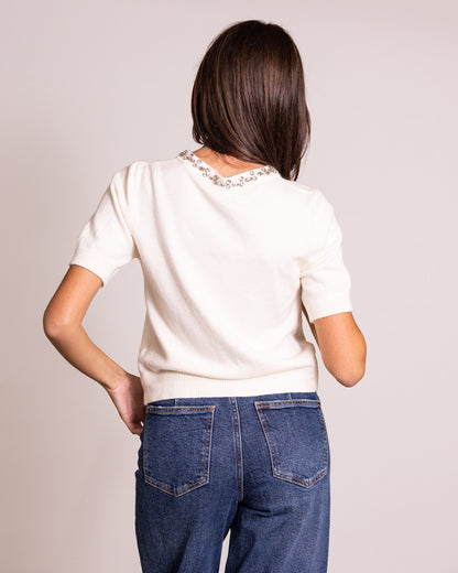 Cardigan mezza manica