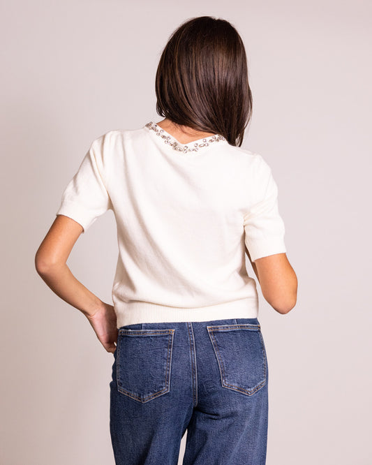 Cardigan mezza manica