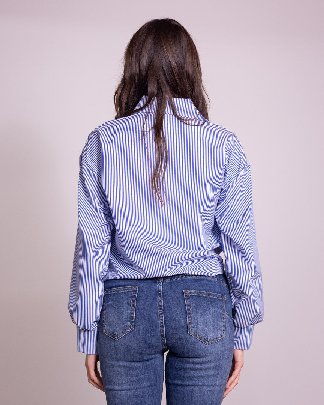 Camicia righe e brillantini