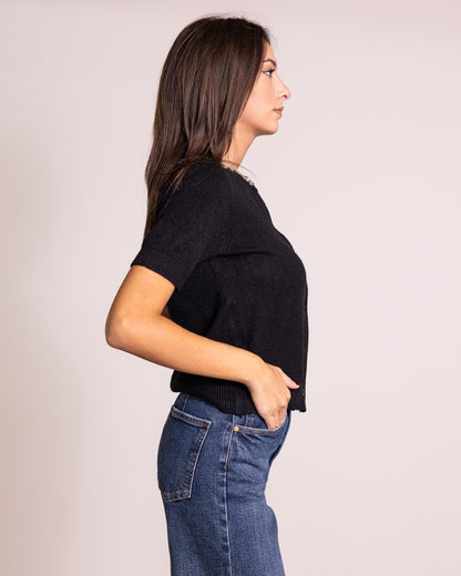 Cardigan mezza manica