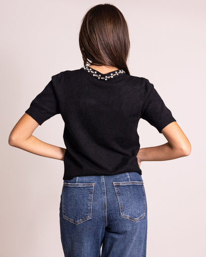 Cardigan mezza manica