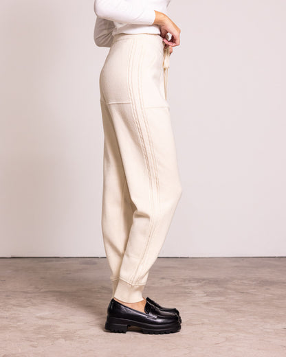 Pantalone jogger in maglia