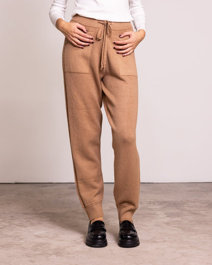 Pantalone jogger in maglia