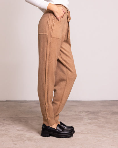 Pantalone jogger in maglia