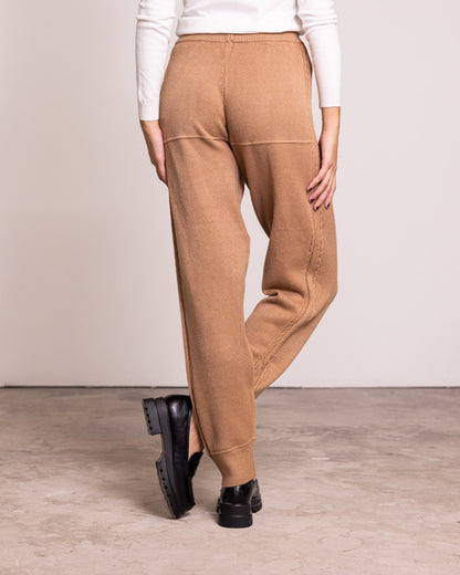 Pantalone jogger in maglia