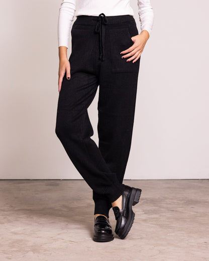 Pantalone jogger in maglia