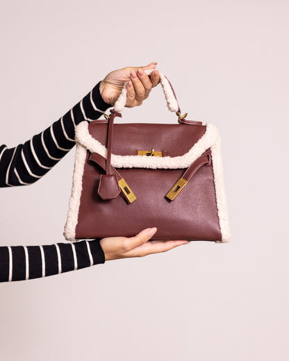 Borsa helly pelliccia