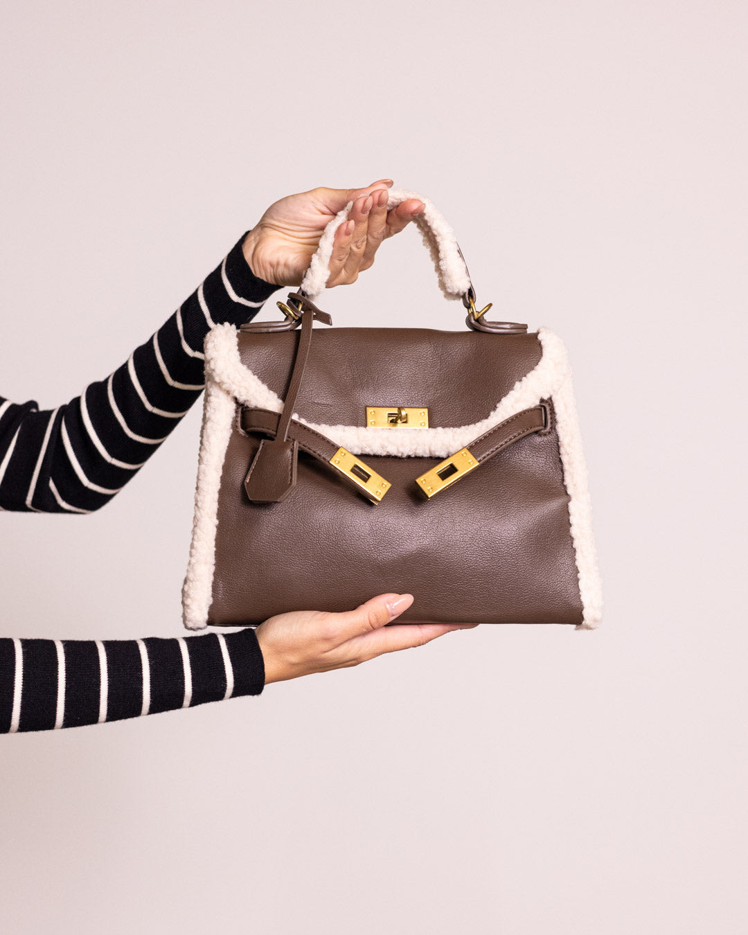 Borsa helly pelliccia