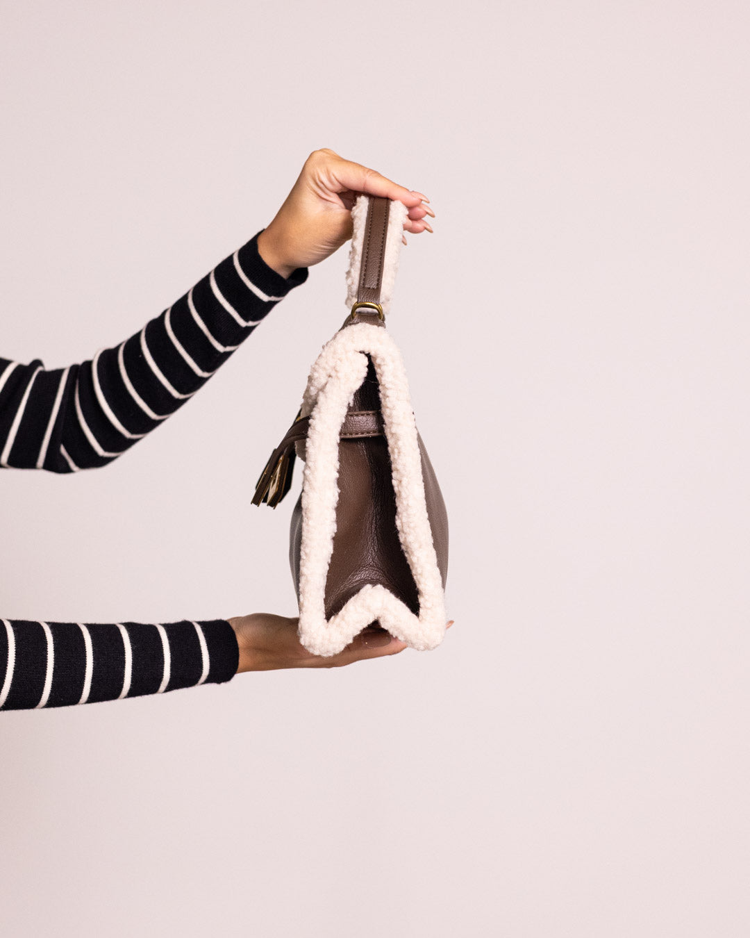 Borsa helly pelliccia