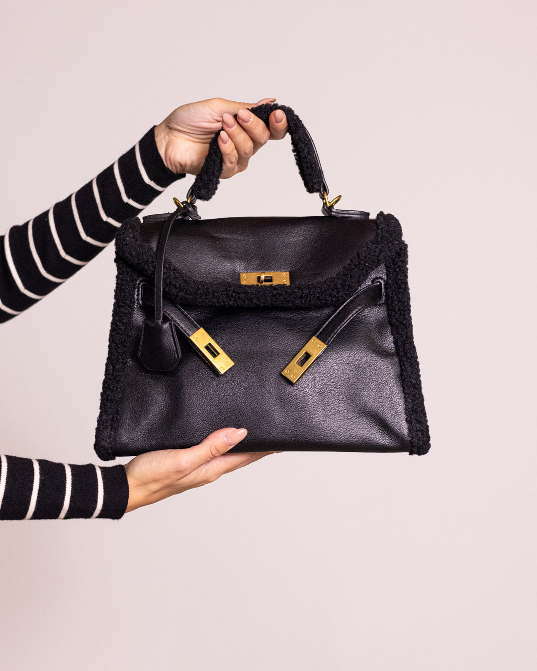 Borsa helly pelliccia