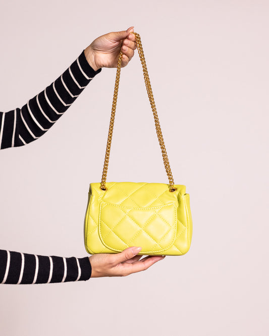 Borsa trapuntata con catena