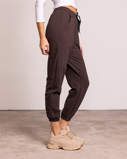 Pantalone tuta con laccio e polsino