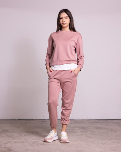 Tuta completa con finta t-shirt