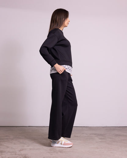 Tuta completa con finto pizzo