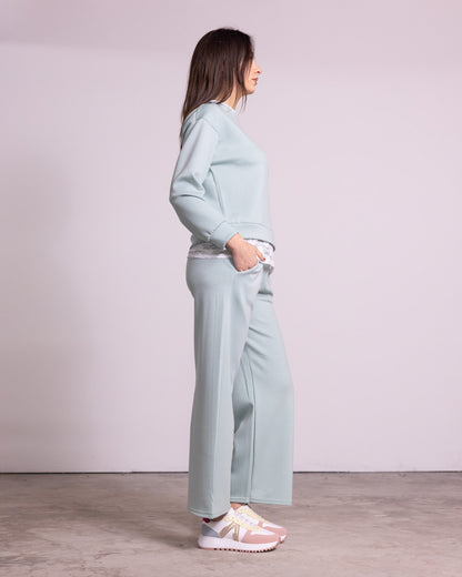 Tuta completa con finto pizzo