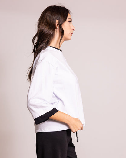 Felpa con manica 3/4