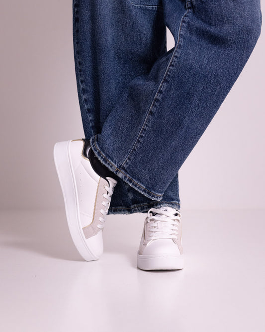 Sneakers Gas bianco/nero