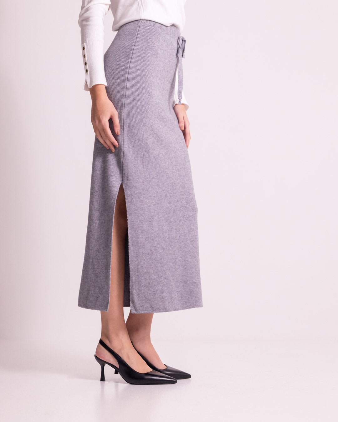 Gonna lunga in maglia