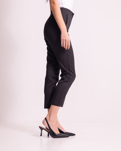 Pantalone a sigaretta cropped