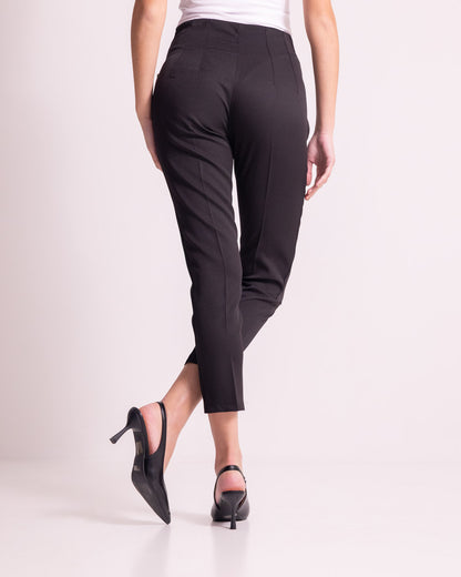 Pantalone a sigaretta cropped