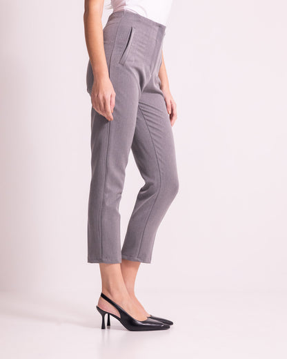Pantalone a sigaretta cropped