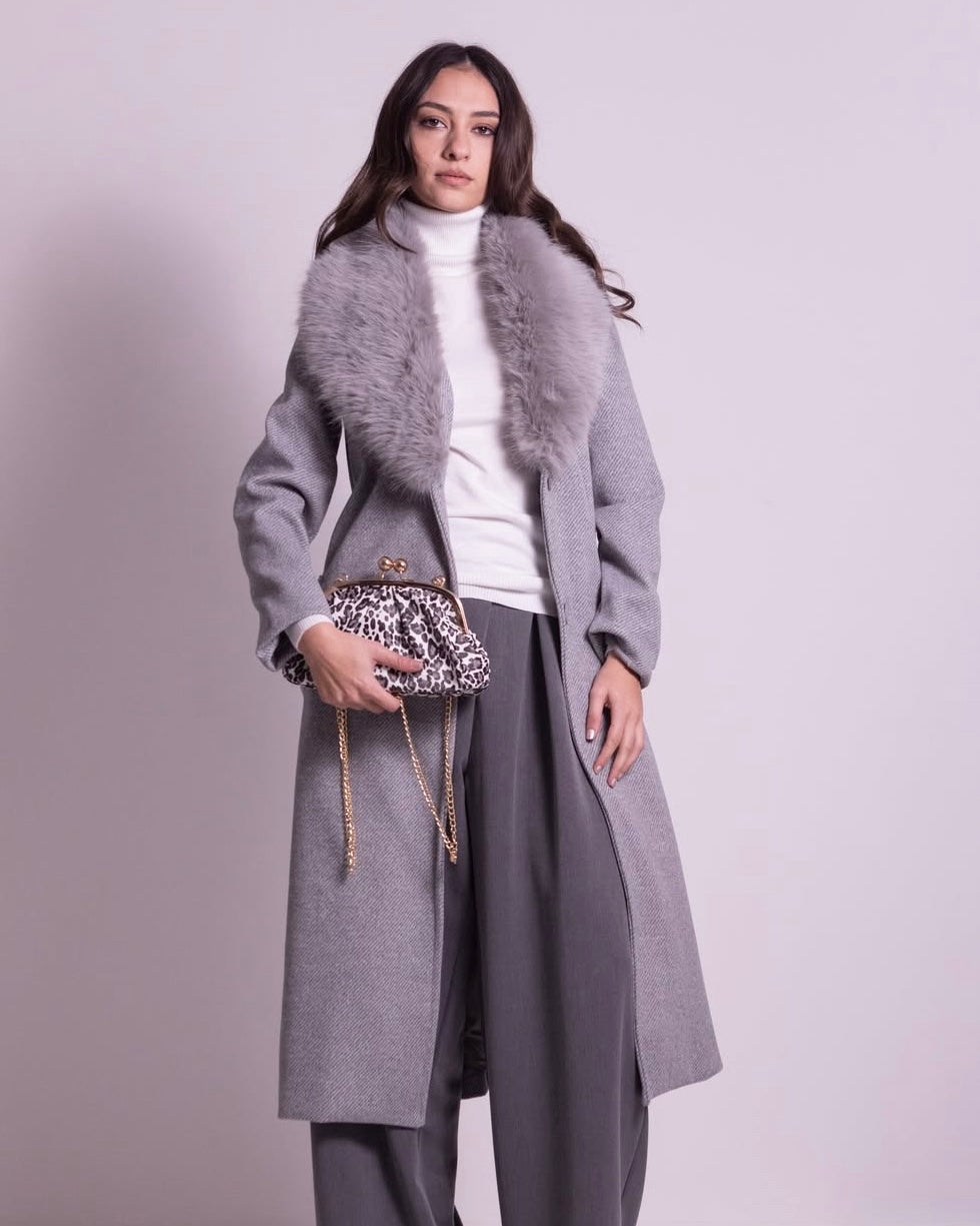 Cappotto con pelliccia