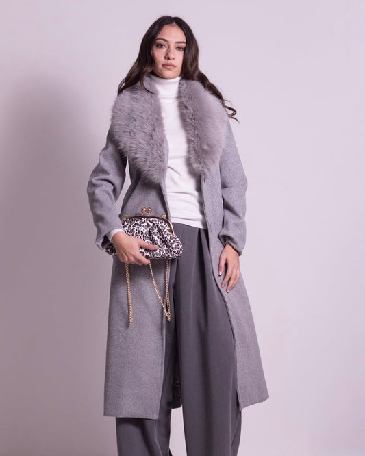 Cappotto con pelliccia