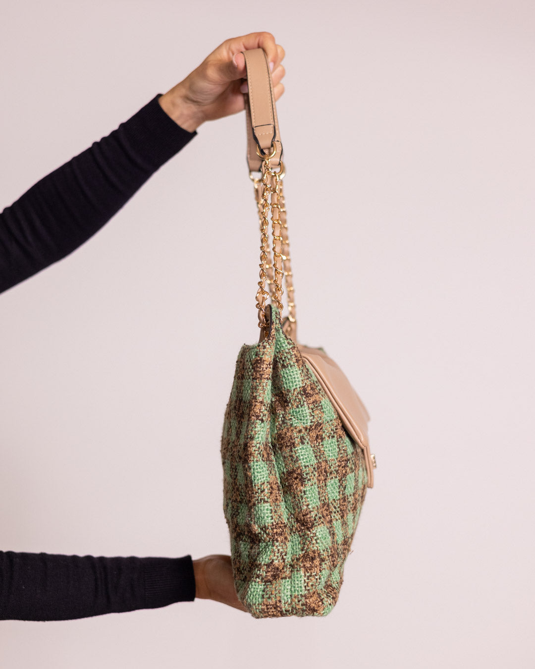 Borsa tracolla trapuntata