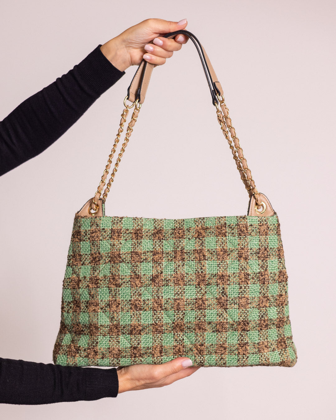 Borsa tracolla trapuntata