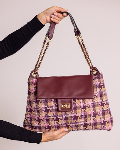 Borsa tracolla trapuntata